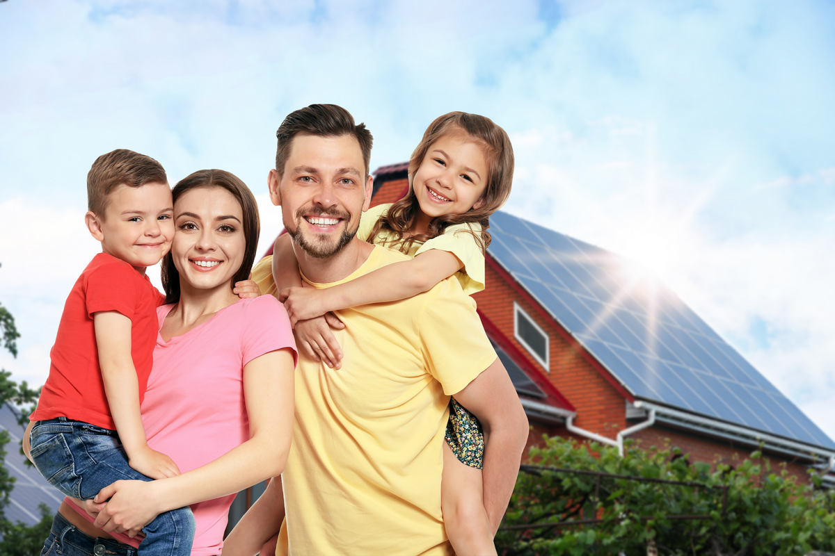 Happy Famliy solar panels